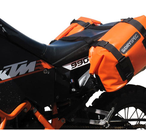 DRYSPEC D20 DRY SADDLE BAG SET ORANGE